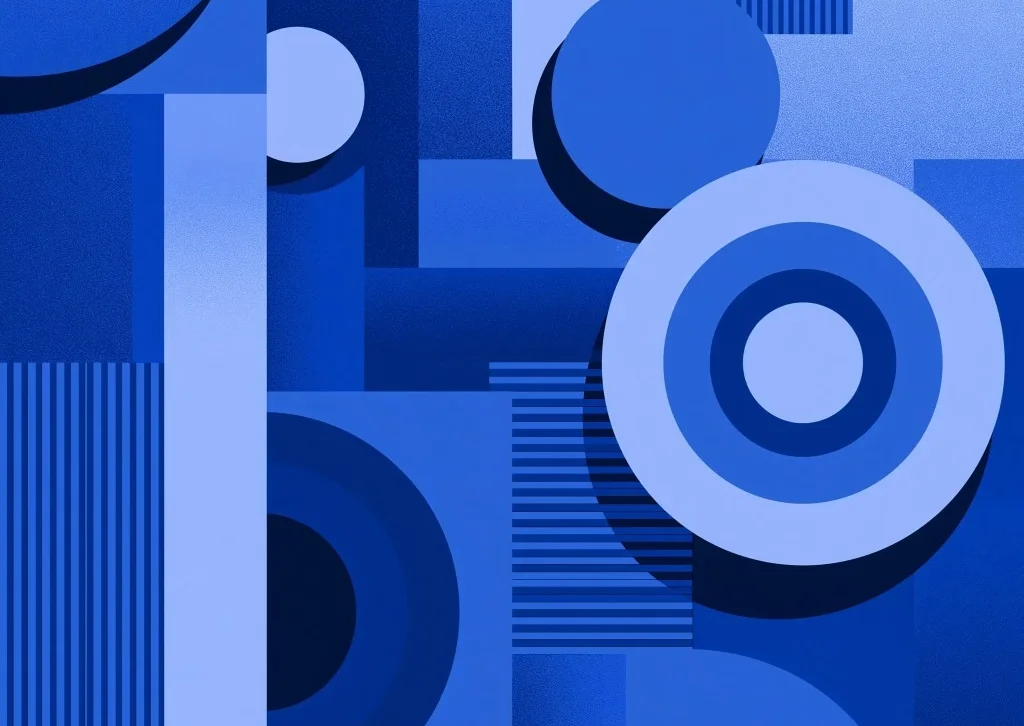 Abstract blue schematic artwork for the Tokenisation Engine